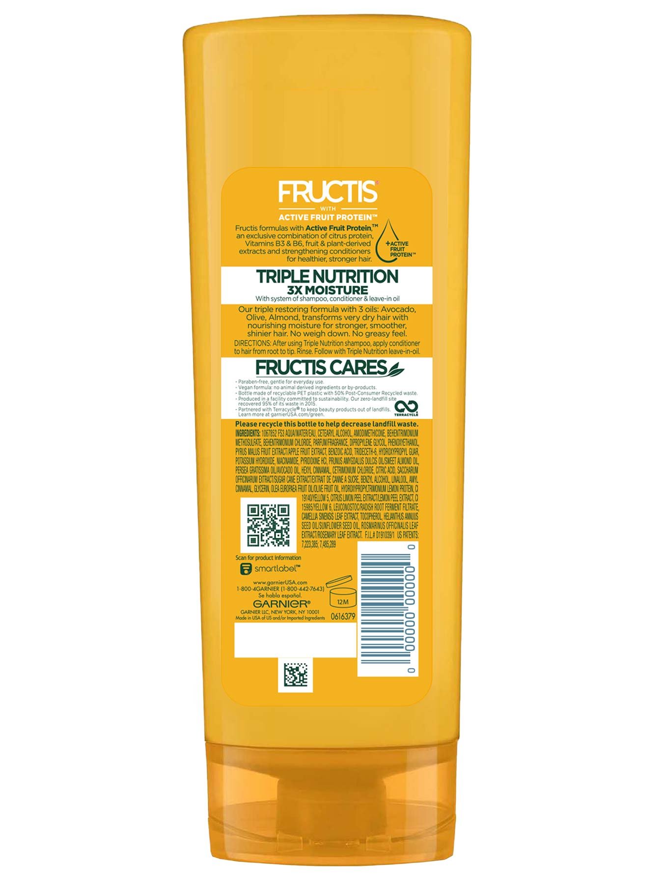 Back view of Triple Nutrition Conditioner for Very Dry Hair.